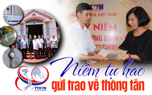 Niềm tự hào gửi trao về Thông tấn