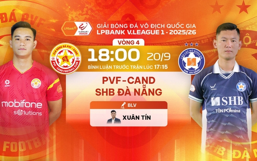 Link xem trực tiếp bóng đá PVF-CAND vs Đà Nẵng 18h hôm nay, V-League vòng 4