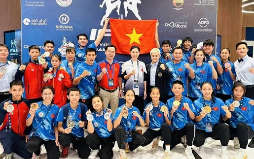Đội tuyển Việt Nam giành 4 HCV ở giải vô địch muay trẻ thế giới 2025