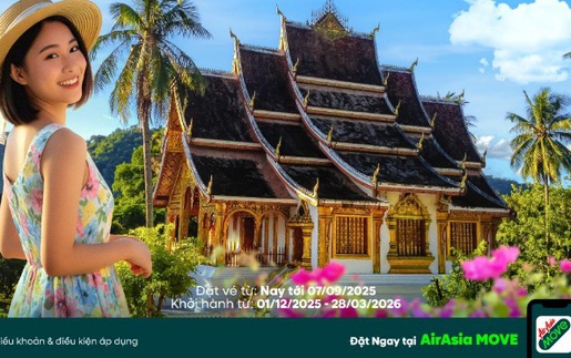 AirAsia khai thác đường bay thẳng "Hà Nội – Luang Prabang", tần suất hằng ngày với Thương Quyền Năm