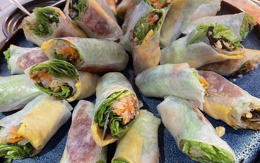 Nem, chả giò, bánh tráng Việt Nam “nhập gia” vào bếp Âu