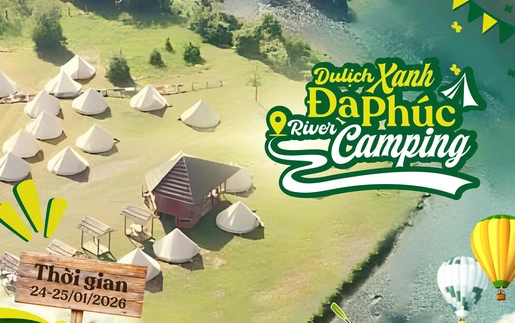 Đa Phúc - 'Đánh thức' tiềm năng du lịch xanh qua hành trình 'River Camping'