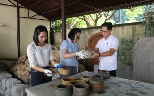 Phát lộ nhóm cổ vật thời Trần trong quá trình xây dựng nhà dân ở Ninh Bình