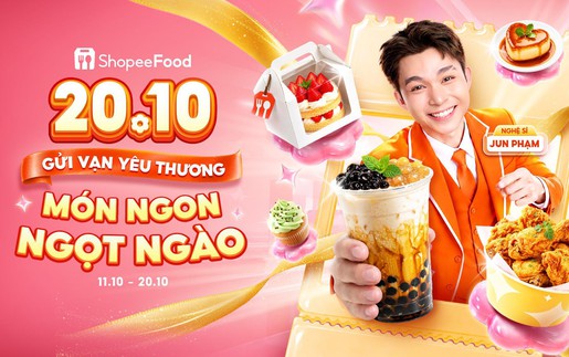 Chiều phái đẹp đủ đường bằng vạn deal yêu thương dịp 20.10 trên ShopeeFood