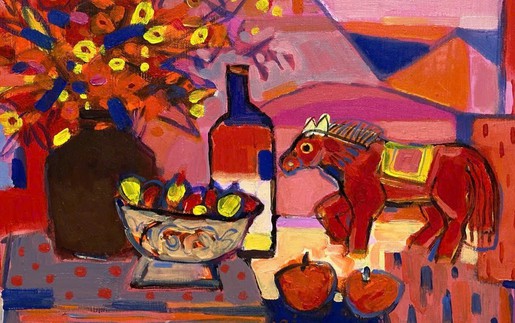 Ngắm muôn vẻ "Ngựa Xuân" cất vó trong hội họa