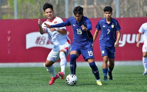 U23 Việt Nam thua sát nút U23 Thái Lan ở giải giao hữu quốc tế