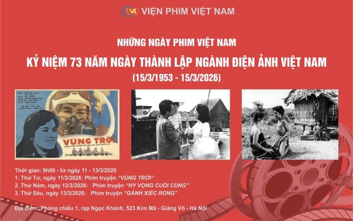 Viện Phim Việt Nam chiếu phim miễn phí kỷ niệm 73 năm ngày thành lập ngành Điện ảnh