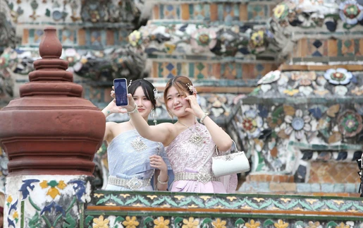 Lượng du khách nước ngoài đến Thái Lan giảm