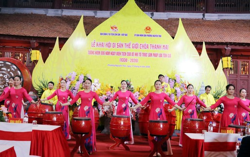 Khai hội truyền thống di sản thế giới chùa Thanh Mai, tưởng nhớ Đệ Nhị Tổ Pháp Loa tôn giả