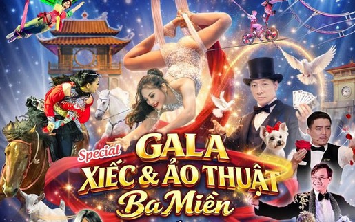 51 năm thống nhất đất nước: Nghệ sĩ xiếc, ảo thuật ba miền biểu diễn mừng ngày lễ 30/4-1/5