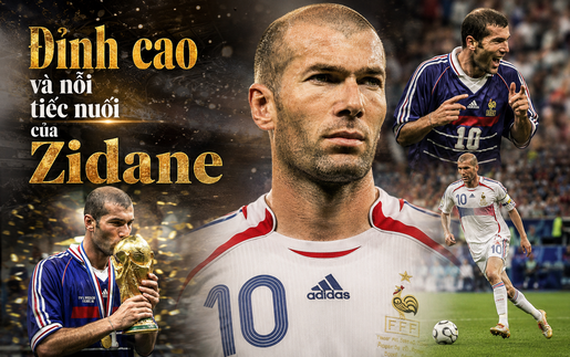 Mỗi ngày một ngôi sao World Cup: Đỉnh cao và nỗi tiếc nuối của Zidane
