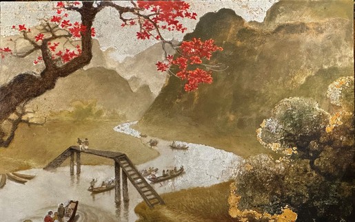 Triển lãm "Sen Đầu Hạ IX": Hành trình thiền định qua hội họa mùa Phật đản