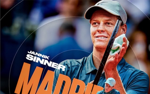 Thắng áp đảo Zverev, Sinner vô địch Madrid Open và lập cột mốc lịch sử đến khó tin