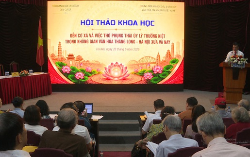 Hội thảo Đền Cơ Xá: 'Đánh thức' di sản thờ Thái úy Lý Thường Kiệt giữa lòng Hà Nội