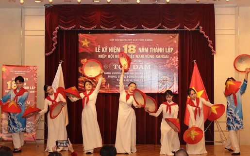 79 năm Ngày Thương binh - Liệt sĩ: Hiệp hội Người Việt Nam vùng Kansai lan tỏa tinh thần đại đoàn kết dân tộc  