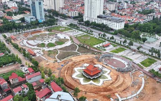Bắc Ninh khẩn trương hoàn thành các hạng mục Dự án Công viên Văn Miếu trước ngày 15/8