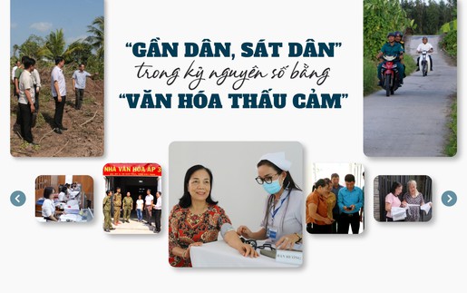 “Gần dân, sát dân” trong kỷ nguyên số bằng “văn hóa thấu cảm”