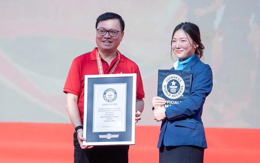 'Cùng Việt Nam tiến bước' 2026 xác lập Kỷ lục Guinness thế giới