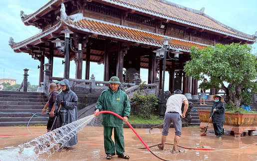 Quảng Trị khẩn trương khắc phục hậu quả mưa lũ tại các điểm di tích ven sông Thạch Hãn