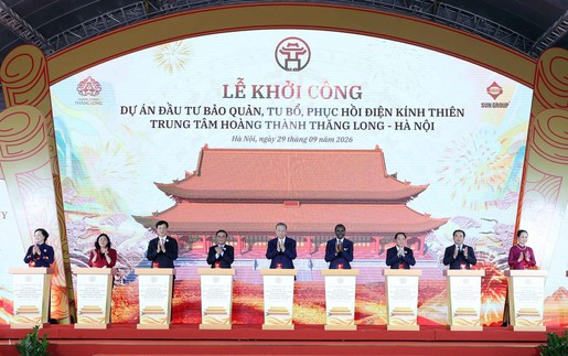 Khởi công Dự án Đầu tư bảo quản, tu bổ, phục hồi Điện Kính Thiên: Phục dựng dựa trên cơ sở khoa học và tính xác thực
