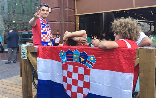 Những người Croatia khuấy đảo Moskva