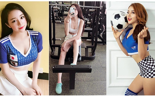 Cận cảnh nhan sắc và link facebook 32 hotgirl của 'Nóng cùng World Cup 2018'