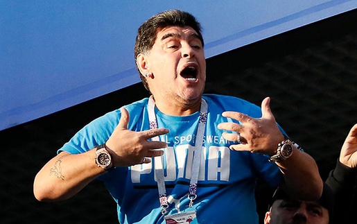 Maradona: 'Trận Anh thắng Colombia là một vụ cướp trắng trợn'