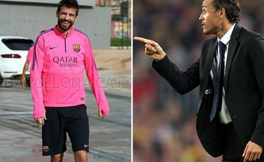 HLV Luis Enrique chán ngấy câu hỏi về Pique