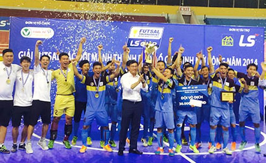 Giải futsal TP.HCM mở rộng 2014: Hải Phương Nam bất ngờ vô địch