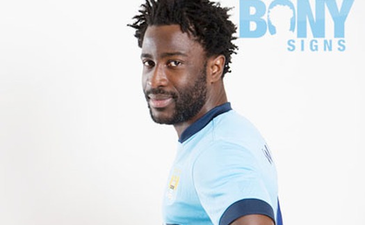 Wilfried Bony đến Man City: Đá 1 trận, thưởng 20 ngàn bảng. Giành cú ăn ba, thưởng 3 triệu