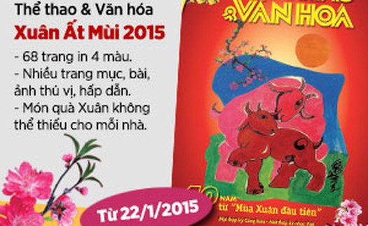 TÌM ĐỌC giai phẩm Thể thao & Văn hóa Xuân Ất Mùi 2015