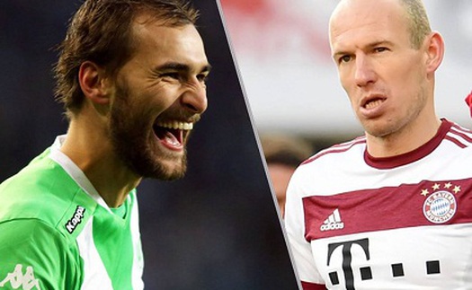 Robben muốn chơi cạnh Bas Dost ở đội tuyển Hà Lan