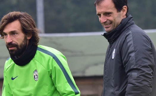 Max Allegri: ‘Pirlo sẽ trở lại trong trận gặp Dortmund’