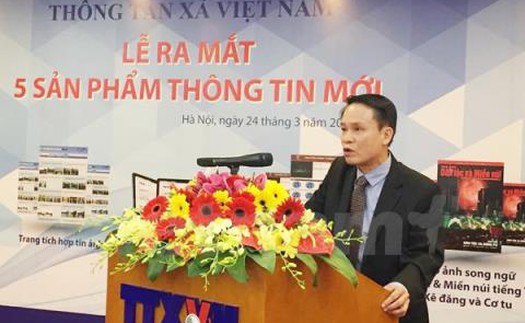 Thông tấn xã Việt Nam ra mắt 5 sản phẩm thông tin mới