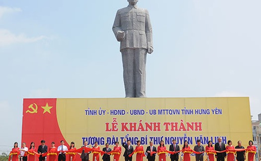 Khánh thành tượng đài Tổng Bí thư Nguyễn Văn Linh