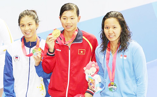 Ánh Viên sẽ thắng Schooling để trở thành VĐV xuất sắc nhất SEA Games 2015?