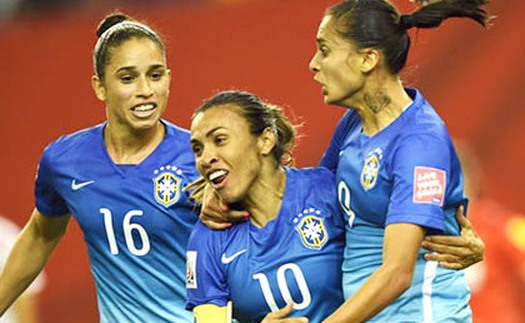 World Cup nữ 2015: Toàn thắng 2 trận, Brazil sớm lọt vào vòng 1/8