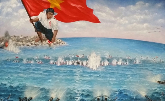 Bức tranh 'Gạc Ma – Vòng tròn bất tử' được cụ ông, cụ bà 88 tuổi trả 730 triệu đồng