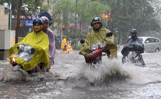 Thời tiết hôm nay (27/8): Cảnh báo ngập úng khu vực nội thành Hà Nội