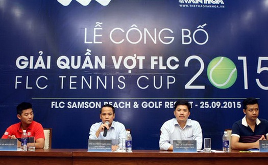 Lễ công bố giải quần vợt FLC 2015 – FLC Tennis Cup 2015: Màn trình diễn lớn nhất trên bể bơi nước mặn