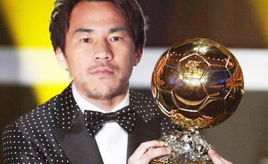 Chuyện hài của FIFA: Shinji Okazaki tranh Quả bóng Vàng với Lionel Messi, Cristiano Ronaldo