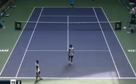 Vòng 1 đôi nam Vietnam Open: Lý Hoàng Nam/Nagal thua Matsui/Uchiyama 3-6, 7-5, 6-10