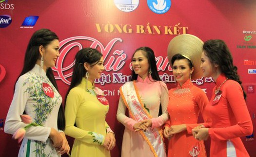 50 thí sinh vào chung kết Nữ sinh viên Việt Nam duyên dáng 2015