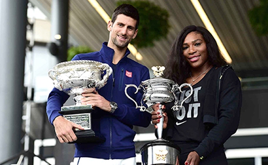 Australian Open 2016: Djokovic vẫn 'vô đối' nhưng Serena thì không