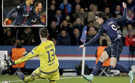 PSG 2-1 Chelsea: Ibrahimovic, Cavani tỏa sáng, PSG tạo lợi thế bước đầu