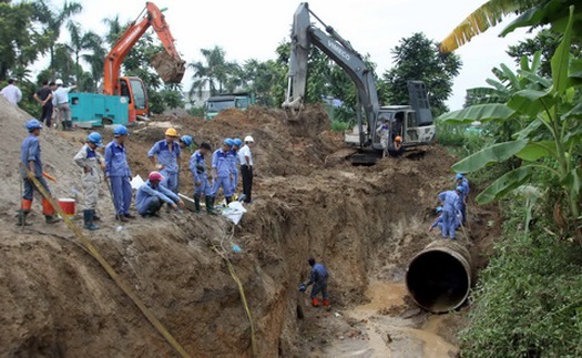 Đề xuất dừng ký hợp đồng đường ống Sông Đà 2 với nhà thầu Trung Quốc