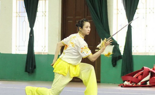 Thúy Vi khẳng định mình tại giải wushu toàn quốc