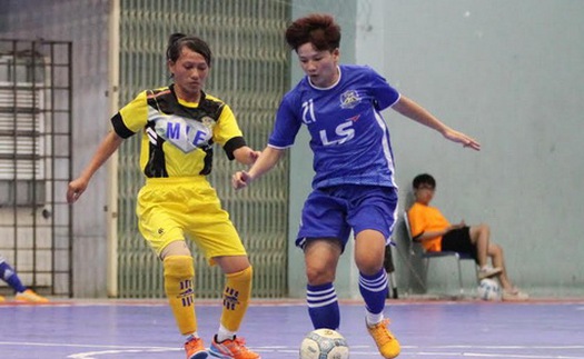 Quận 8 bảo vệ thành công chức vô địch giải futsal nữ TP.HCM 2016