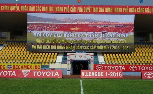 CĐV Than Quảng Ninh 'tẩy chay' khán đài B sân Cẩm Phả