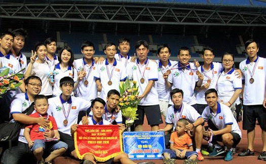 Liên quân Báo Thể thao TP.HCM giành hạng Ba Press Cup 2016